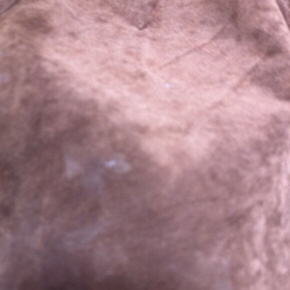 International Leather Collection Womens Vintage Short Size 9/10 Brown Suede - Picture 7 of 9